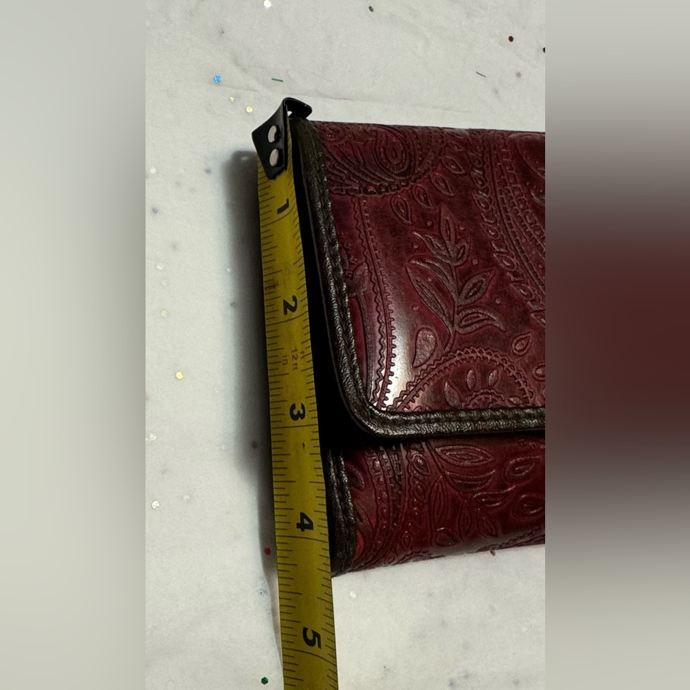 Relic Tri-Fold Snap Wallet Red&Brow. - image 7